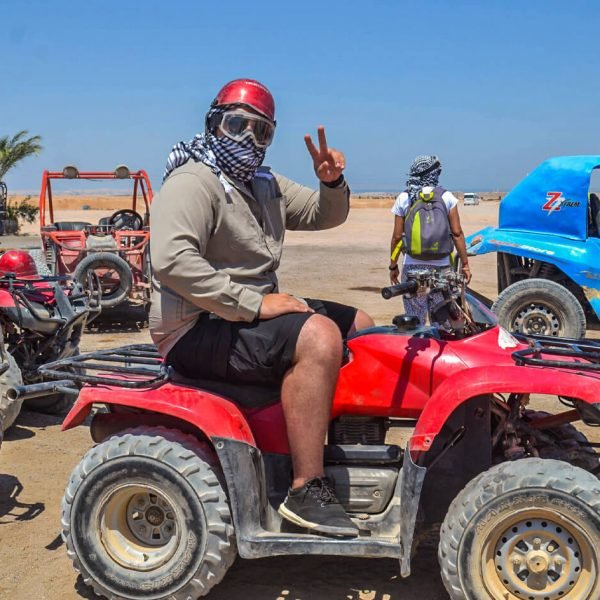 A-wonderful-shot-of-a-person-riding-a-quad-bike-from-one-of-the-safari-trips-in-Hurghada